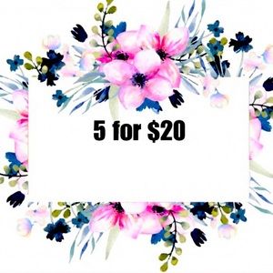 💜 5 Items for $20 SALE! 💜